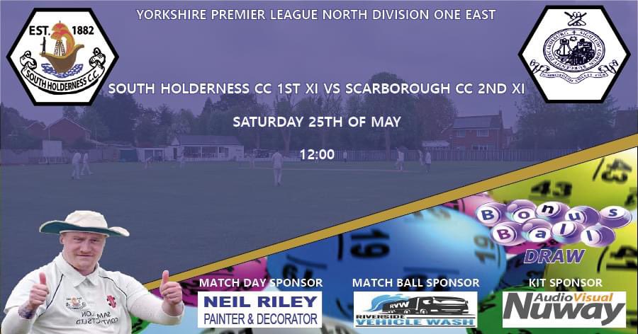 Tomorrow see's @ScarboroCricket visit The MLCG to take on our 1stXI. Refreshments will be available as usual in the Pavillion and this Saturday night see's our 2nd Bonus Ball Draw of the year. (a few numbers still available). #SHCC😎🏏🍺👍