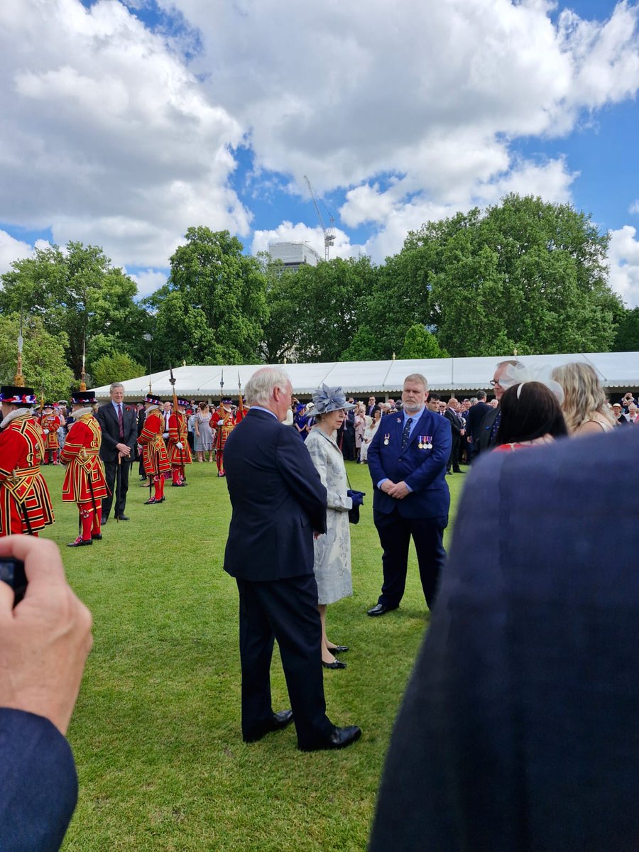 Please to meet the Princess Royal yesterday rnli200thanniversary #buckinghampalace #gardenparty