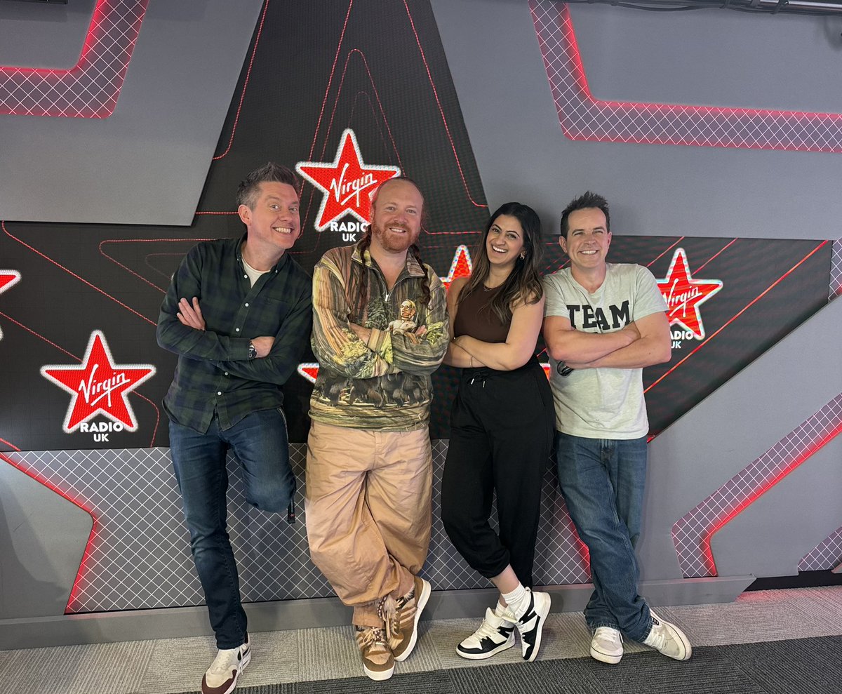 New Kids On The Block! 📸😎 I’m back on your Radio tonight from 1am! @VirginRadioUK