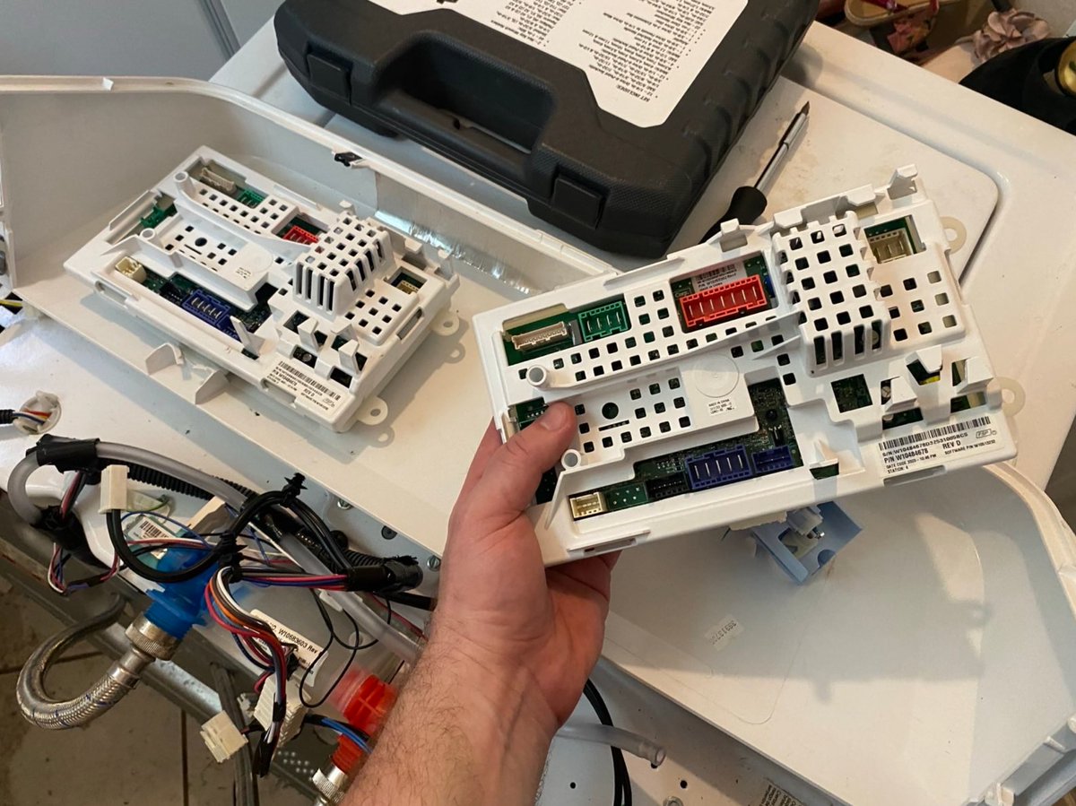 I just saved my family $500 and the Earth 200 pounds of waste. The repair guy said my old washing machine couldn't be fixed. The control board was out of print. I should scrap it. Well I found a part on eBay, tore the back apart, and got it working again. Believe in yourself.