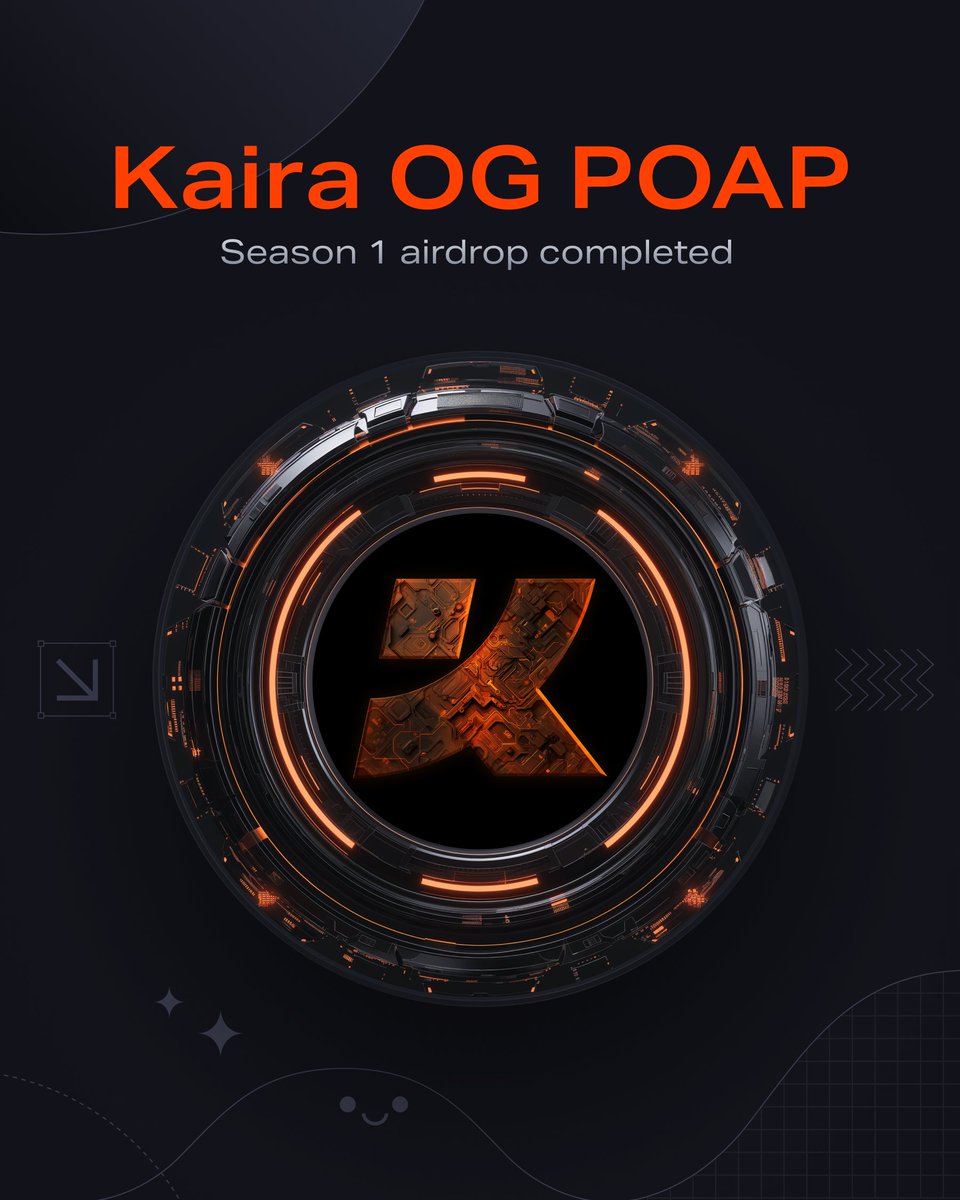 Have you checked your Metamask today? 👀 We are excited to reward our most active and earliest users with the exclusive Kaira OG POAP Season 1! This unique POAP recognizes your dedication and contribution to the Kaira community 🌟 🔸 What is it? The Kaira OG POAP is a special