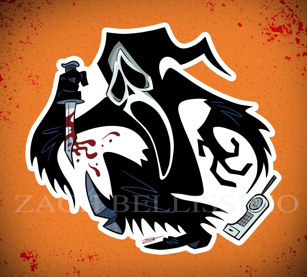 SCREAM (1996) Ghostface Die Cut Sticker 🔪

Only available at MONSTERPALOOZA, I’ll be at booth 176 in section “Bride”, May 31st- June 2nd in Pasadena!