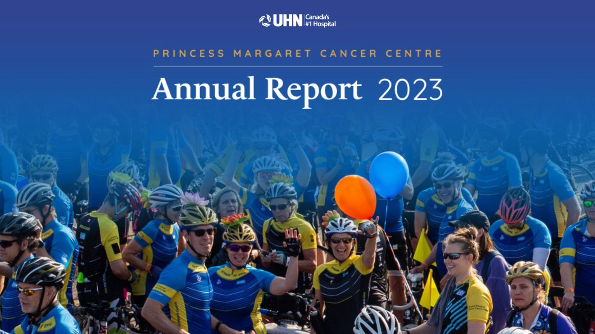 Princess Margaret Cancer Centre (@pmcancercentre) on Twitter photo The 2023 <a href="/UHN/">University Health Network</a> Princess Margaret Cancer Centre Annual Report is here!
From pioneering radiation technology, to expanded genetic testing and ground-breaking research in the most difficult to treat cancers, it was an incredible year!
Access the full report👉bit.ly/3VfmW1g The 2023 <a href="/UHN/">University Health Network</a> Princess Margaret Cancer Centre Annual Report is here!
From pioneering radiation technology, to expanded genetic testing and ground-breaking research in the most difficult to treat cancers, it was an incredible year!
Access the full report👉bit.ly/3VfmW1g