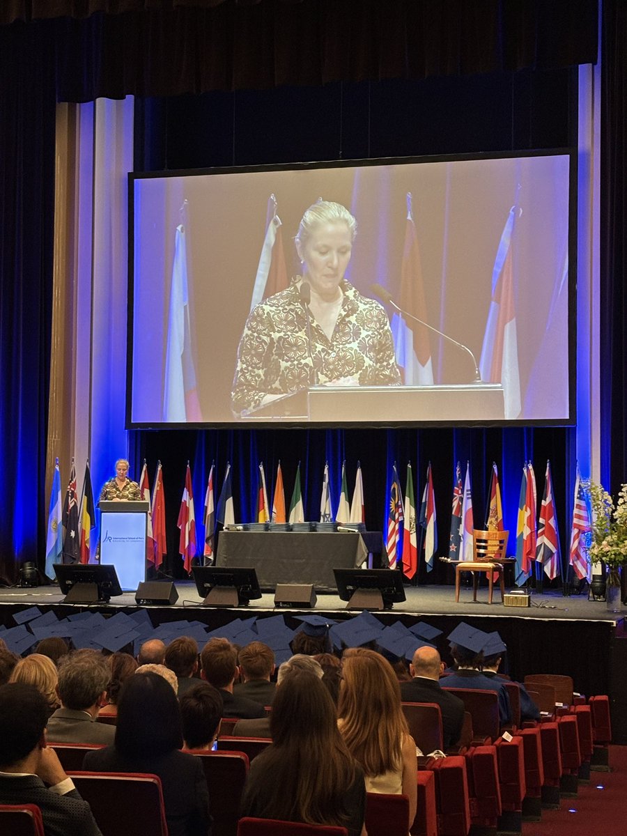 Welcome to the graduation ceremony for the Class of 2024. 

‘Let’s go back to the basics. Four words that I think are important - Please. Thank you. Hello. Goodbye.’ - Nathalie Courtel, ISP Board President