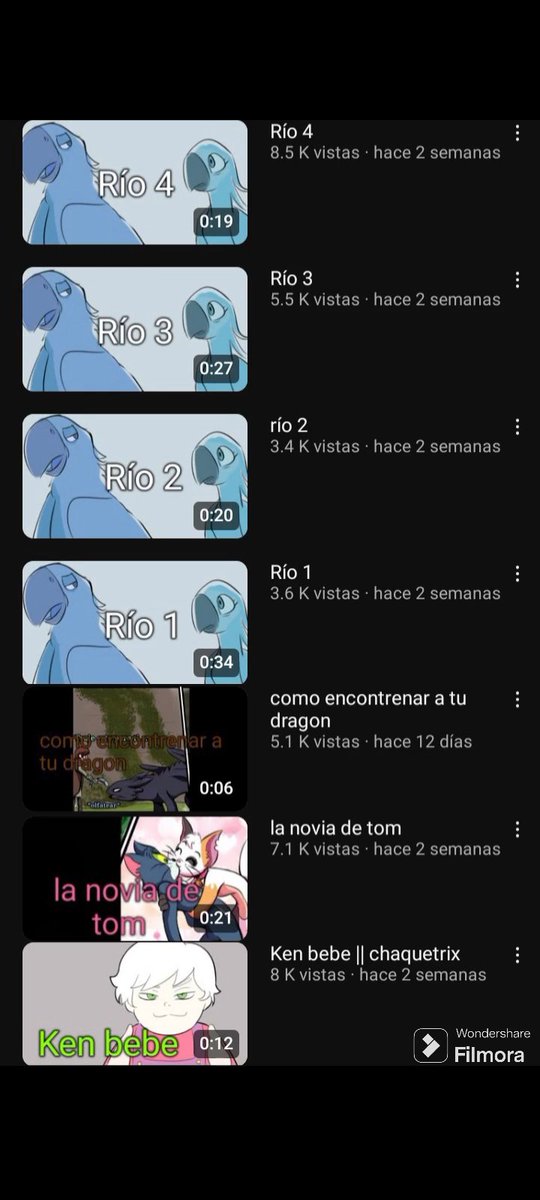 Estos videos llegaron a 5k visitas 
#monocromia02 #AlexicoReborn #alfonso_memes #Reity_Art #nando_elmejor10 #melatraealpyro #Vilchezbro21
#lovetrix #chaquetrix #chisquetrix #charnitrix #steve #minecraft #chernitrix #yandetrix #carnitrix #tomandjerry #rio #comoencontrenaratudragon