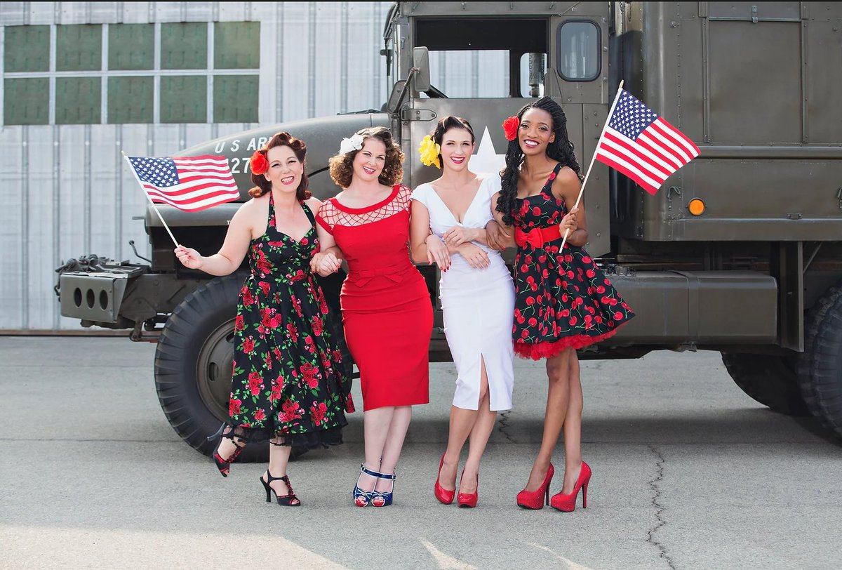 "Pin-Up Vets" will be at the #ManhattanBeach Pier this morning: thembnews.com/2024/05/23/492…
