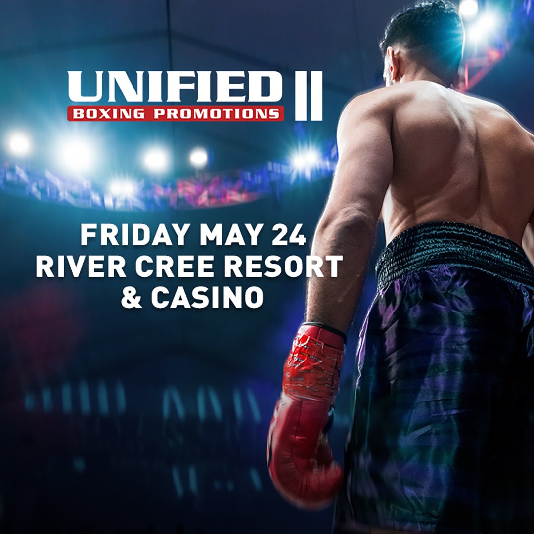 Tonight's the night for Unified Boxing at The Venue! Join us for an electrifying evening of punches and excitement, then head over to the casino floor for even more thrills!
