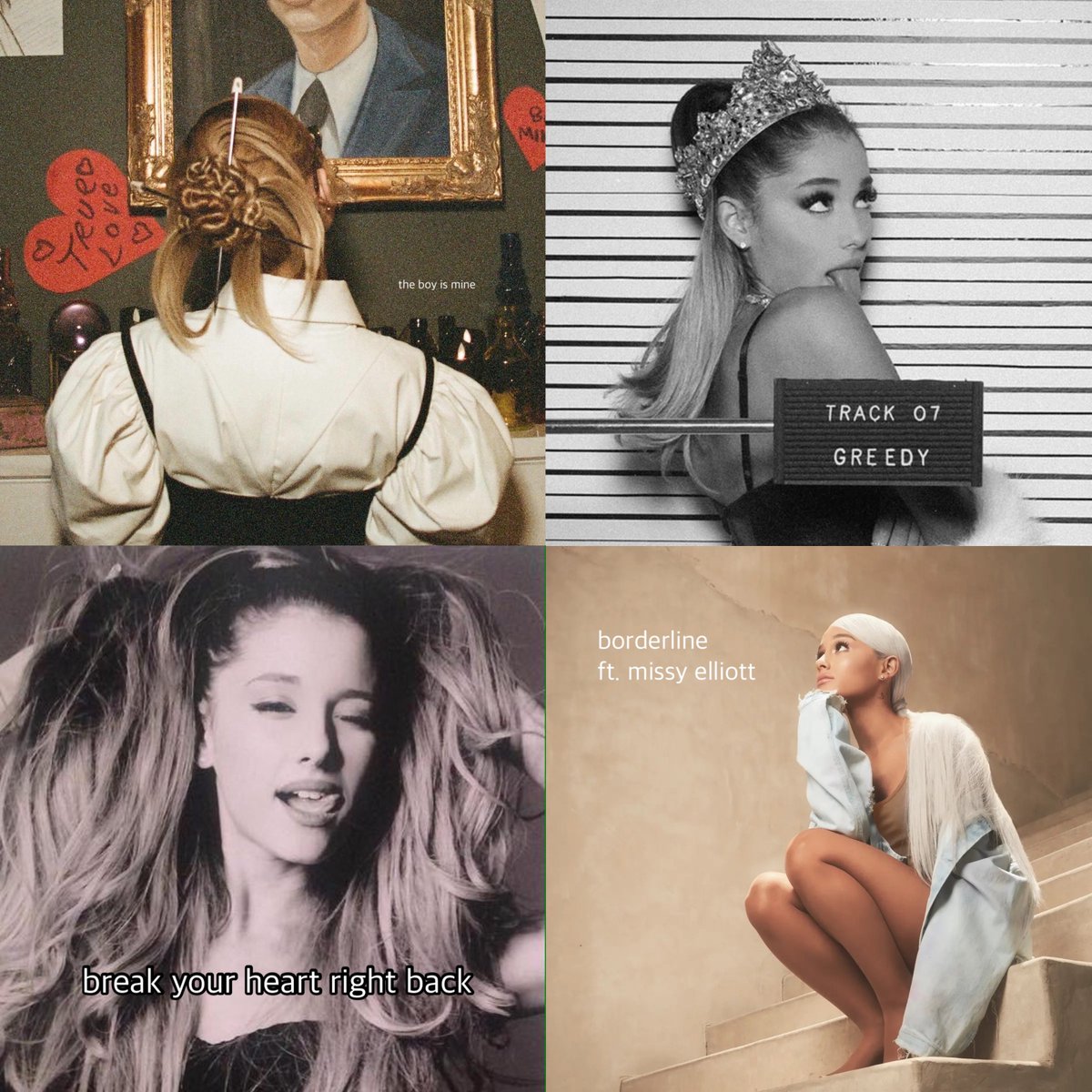 rank these 4 songs!!