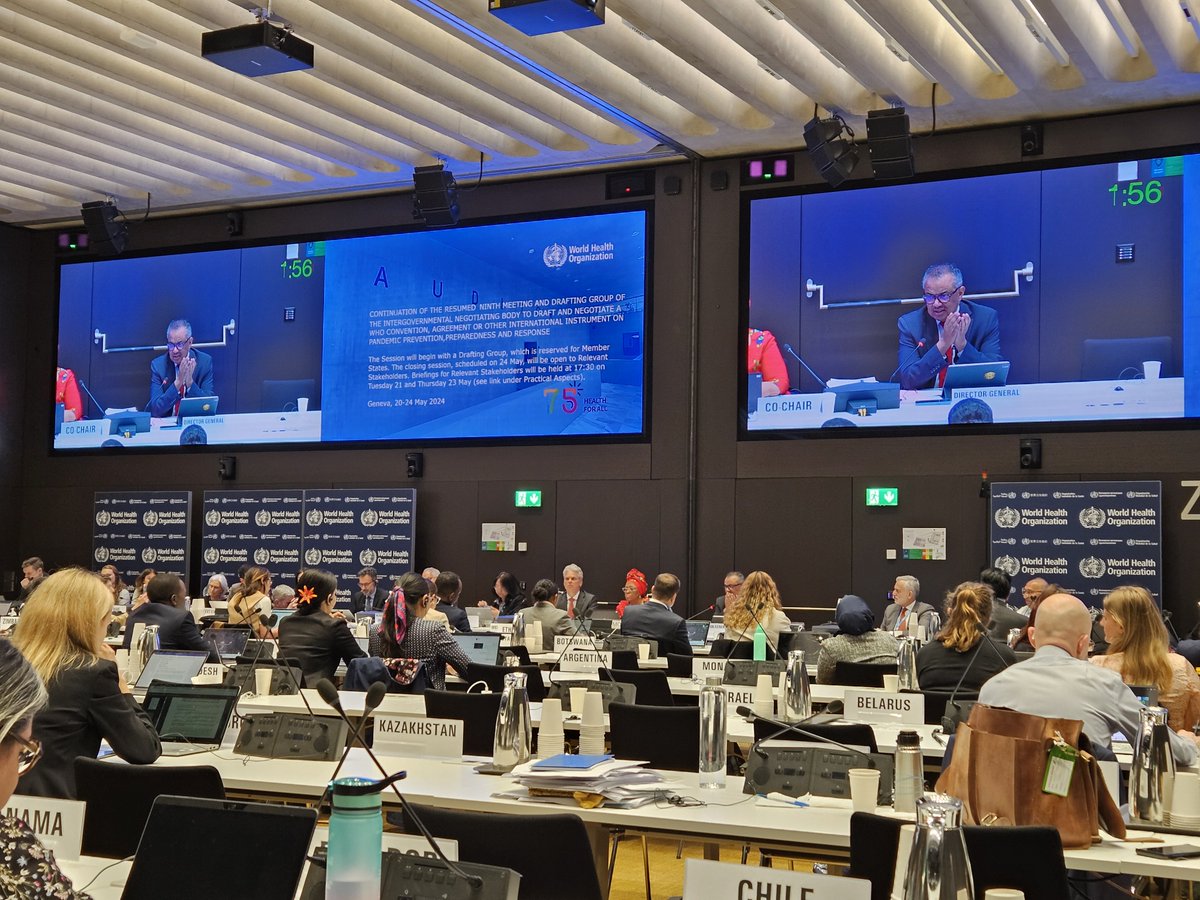 The @WHO Intergovernmental Negotiating Body (#INB) just finished twice resumed 9th session #INB9.
This negotiation process which was initiated in December 2021, at WHO's second-ever special session was intended to conclude in the adoption of an international legal instrument