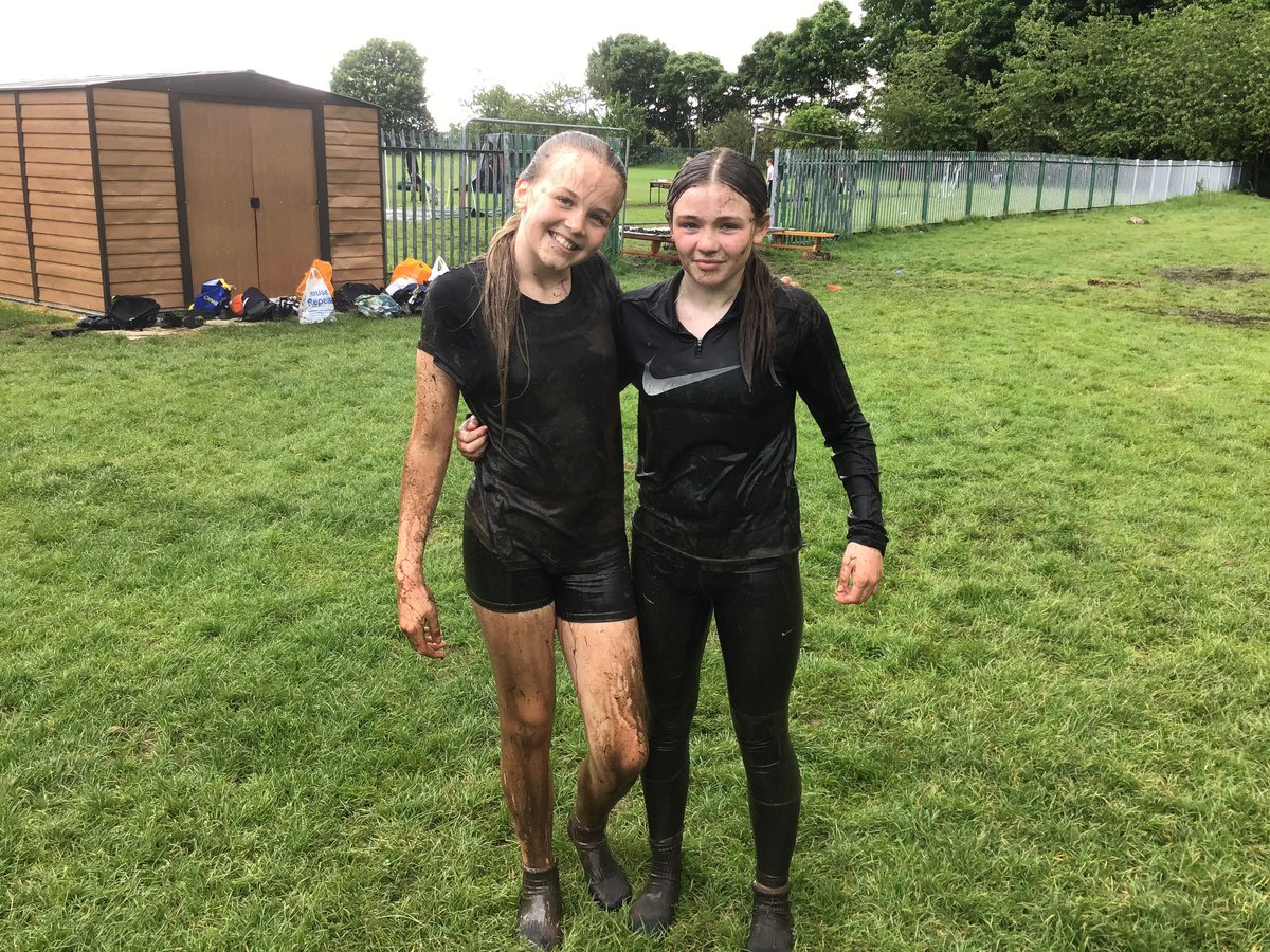 WellfieldMiddle's tweet photo. Ending Wellbeing Week on a high: the infamous mud run! 🏃 #WMSWellbeing https://t.co/UfTDQumu2e