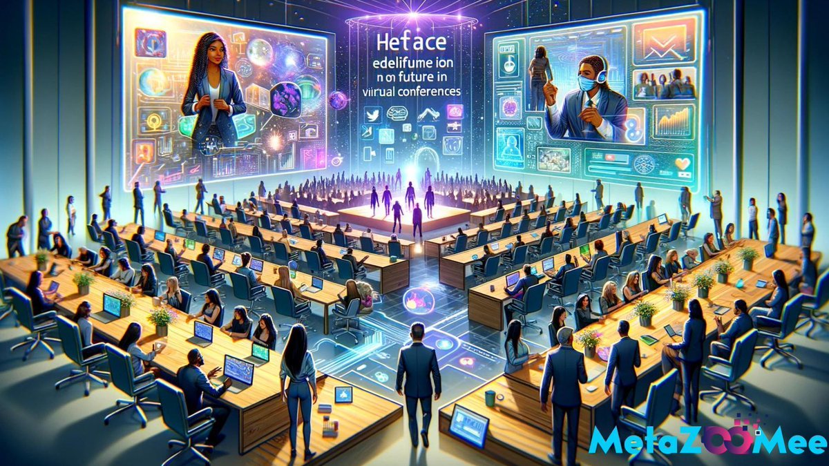 Experience the future of virtual gatherings with MetaZooMee's cutting-edge Virtual Conference Rooms. From customizable avatars to interactive panels, we're redefining virtual conferences in the metaverse. Join us and elevate your virtual events today! #MetaZooMee $MZM
