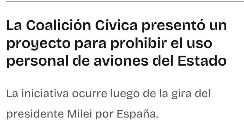 Coalición Cívica 2003-2023 con CFK haciendo llevar el diario al sur: 😴 Coalición Cívica 1 minuto después que Milei usa el avión presidencial: 🤬