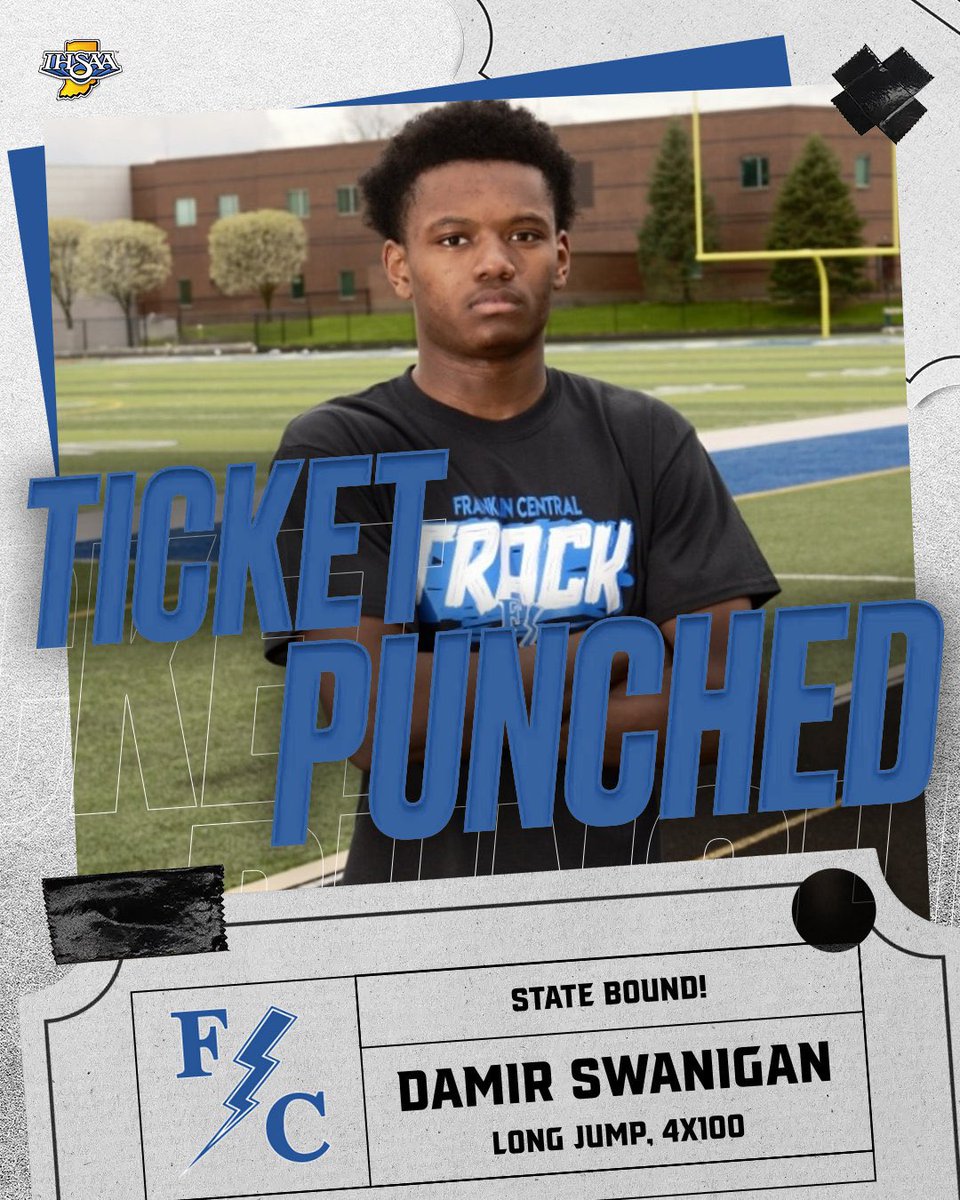 Congratulations to Damir Swanigan for punching his 🎟️ to the State Meet in the long jump and 4x100! #WeAreFlashes ⚡️