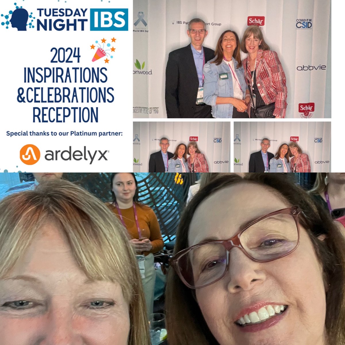 It was great to spend an evening with @TuesdayNightIBS's @IBSpatient @JohannahRuddy & @KateScarlata_RD, other patients and HCP’s. The #patientsvoice is so important and it's why we are all here. Thank you to all of the sponsors. Let's light up the world purple 🟣 next April