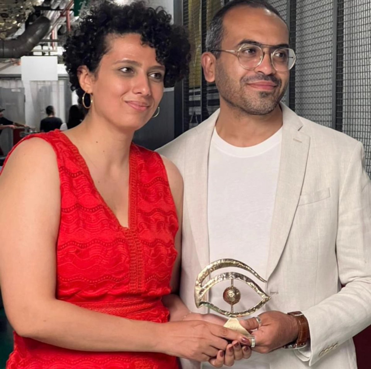 DFI-granted documentary 'The Brink of Dreams' by Nada Riyadh and Ayman El Amir wins the Golden Eye for Best Documentary at #Cannes2024, becoming the first Egyptian film to ever win this prize in the history of the festival.