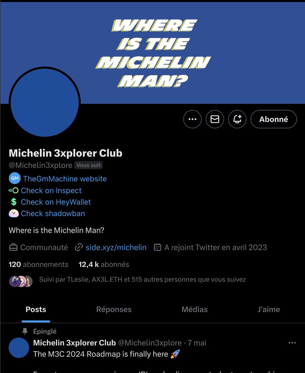 FOMOBOYZS's tweet photo. Have you seen the bib? 

Where is the Michelin Man 👀

@Michelin3xplore @Michelin https://t.co/1xYvVIpKyn