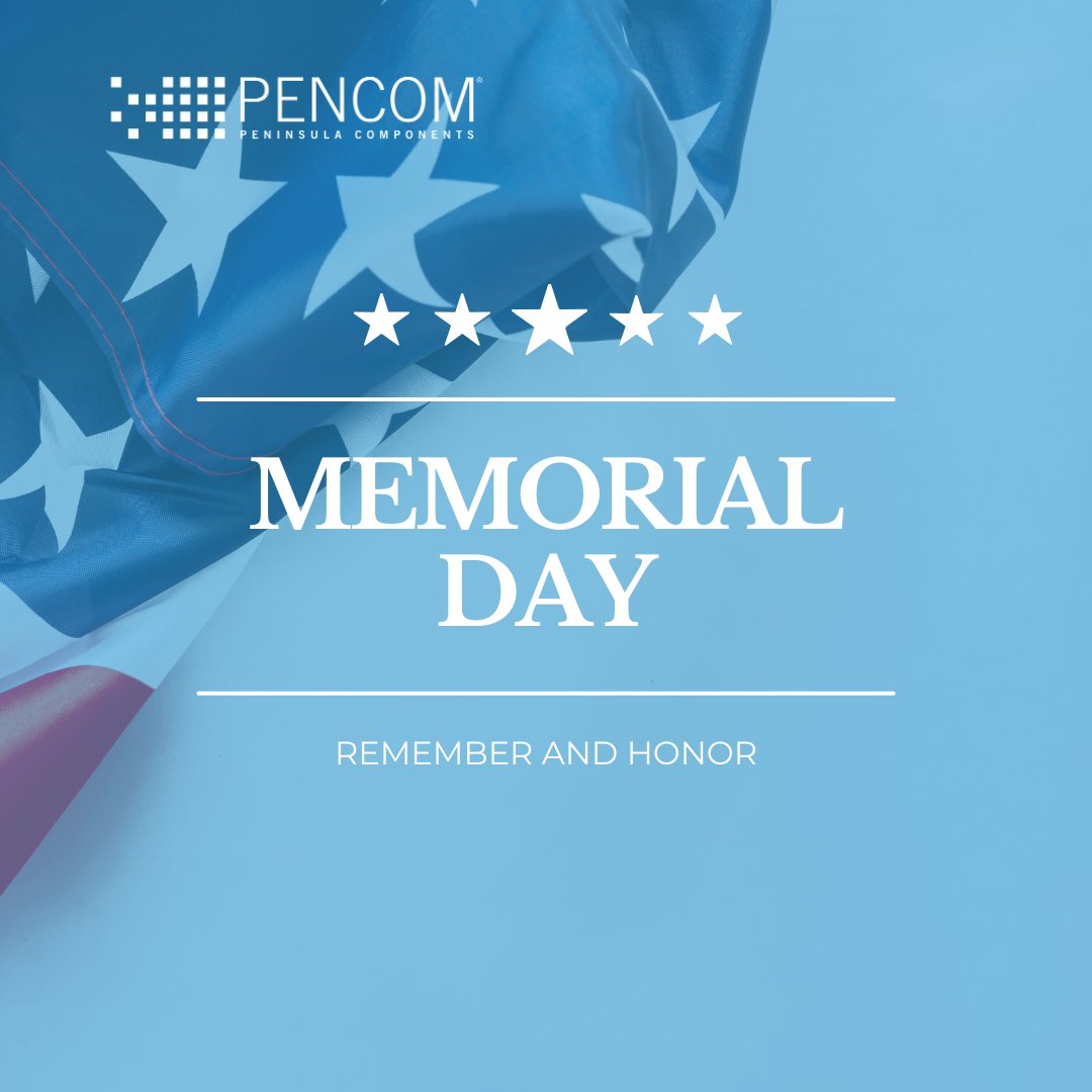 📣 Memorial Day Weekend Announcement 📣 In observance of Memorial Day, we will be closed on Monday, May 27, 2024. As we gather with loved ones, let's take a moment to honor and reflect on the courage and dedication of our country’s brave men and women. #PENCOM #MemorialDay