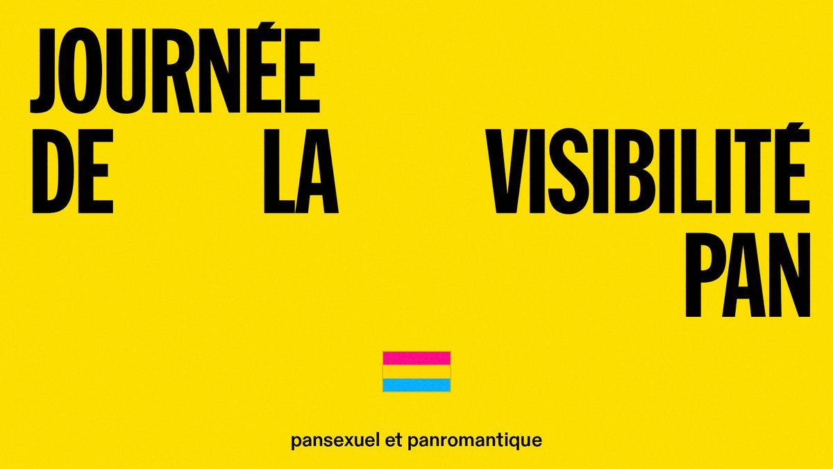 Aujourd'hui, prenons un moment pour célébrer la Journée de la visibilité pan (pansexuelle et panromantique) ! 🌟🩷 - Today, let's all take a moment to celebrate Pan Visibility Day (pansexual and panromantic)! 🌟🩷