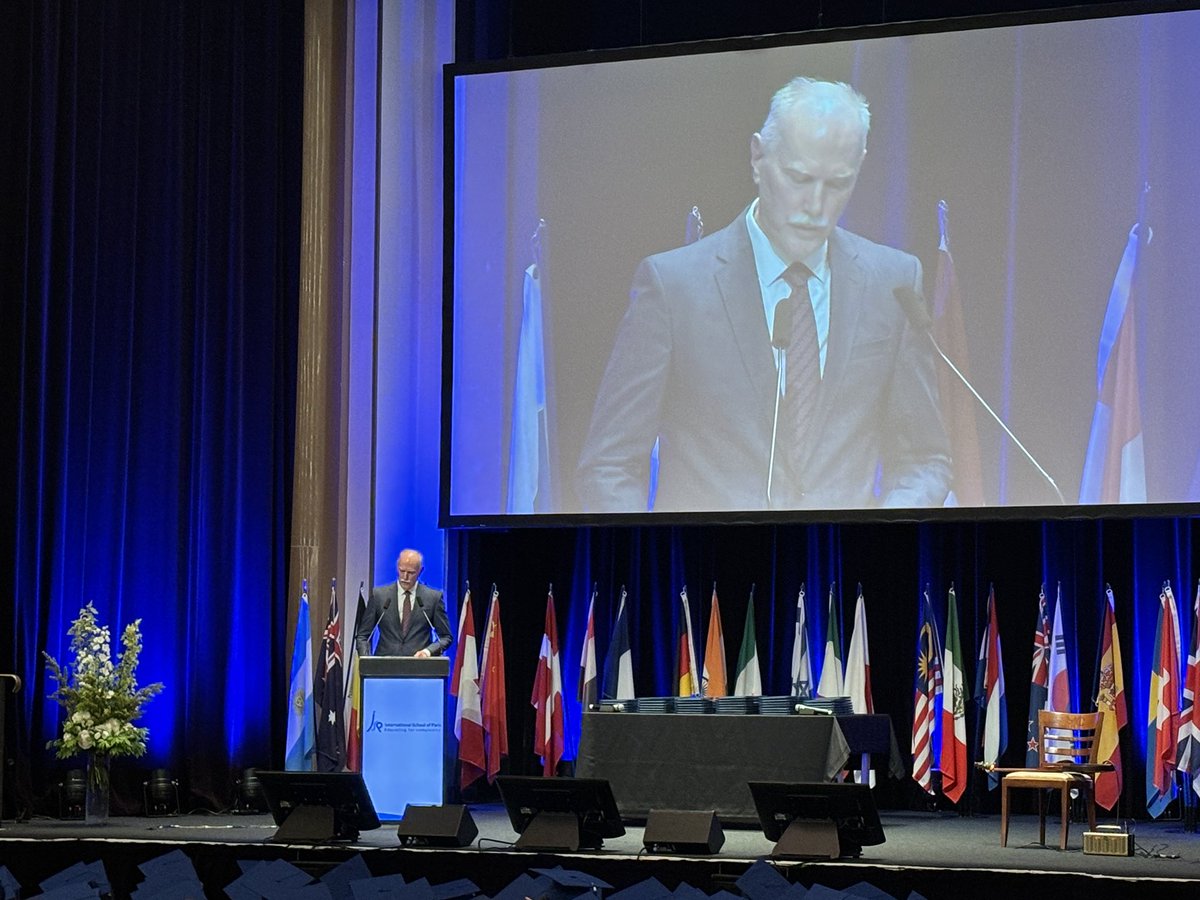 ‘ISP has instilled in you the courage to make a difference in this world. Find your passions and follow them. Observe the challenges around you, connect them to your passions and approach them step by step. Carry this global perspective with you’ - David Henry, Head of School