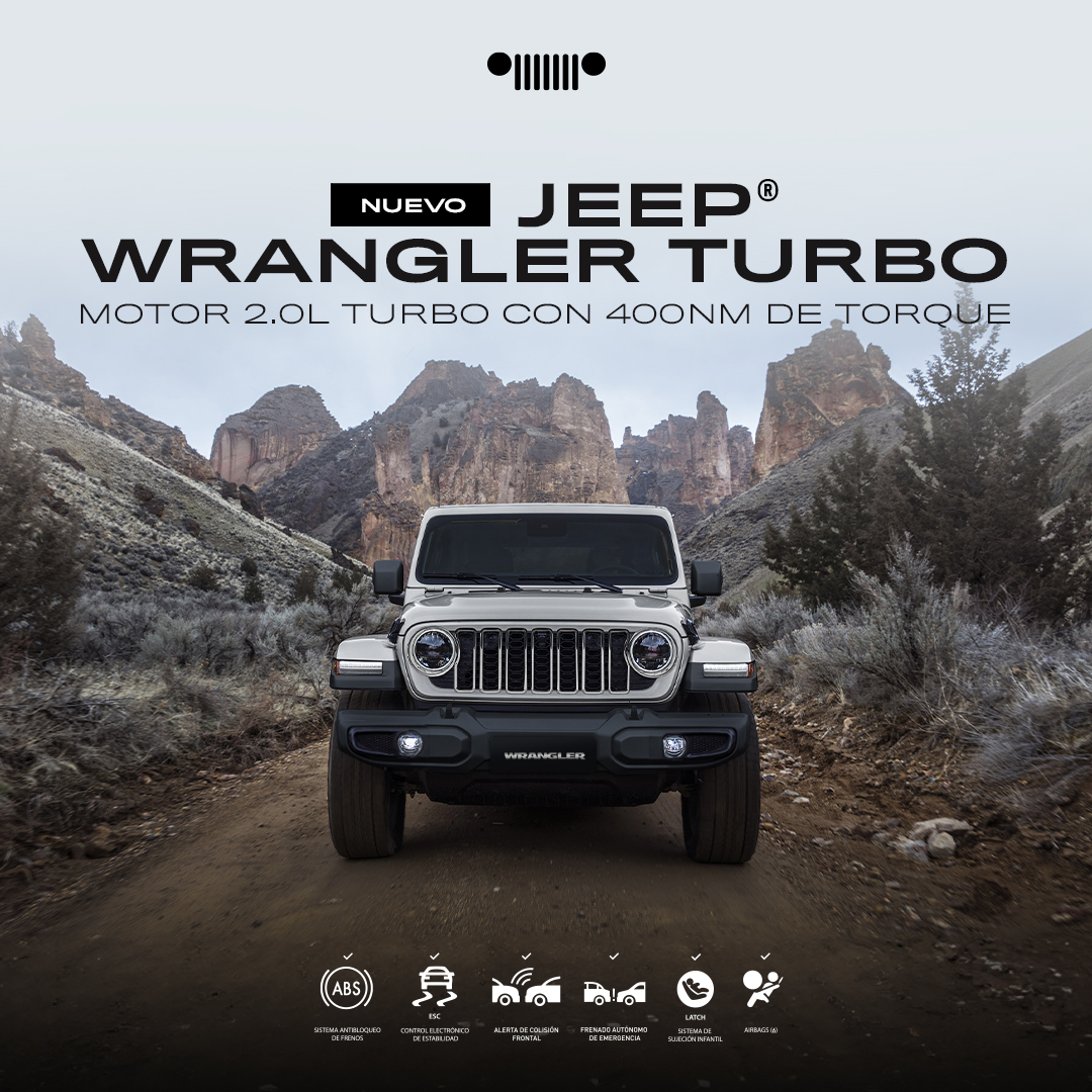 Un ícono no cambia, evoluciona. Vive una nueva aventura con el nuevo  Jeep® Wrangler Turbo.

#ManadaJeep #JeepColombia #EmbarrableConJeep #JeepxAcademy #wrangler