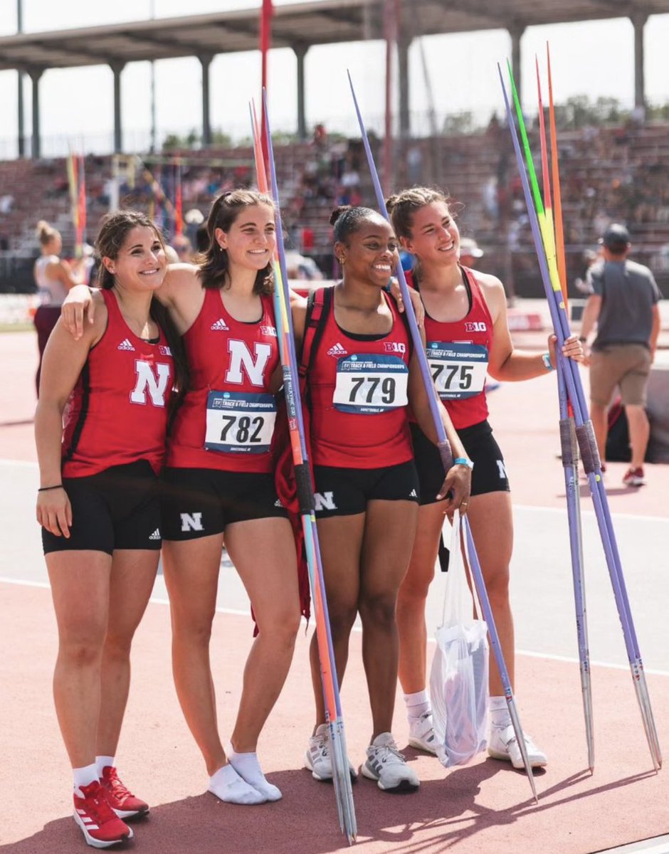 Nebraska was a perfect 6/6 in qualifying their javelin throwers for NCAA's💯

The crazy part? US Champ <a href="/maddie00harris/">Maddie Harris</a> is redshirting for Nebraska this year🤯

<a href="/HuskerTFXC/">Nebraska Track & Field/Cross Country</a> is JAV U🌽
