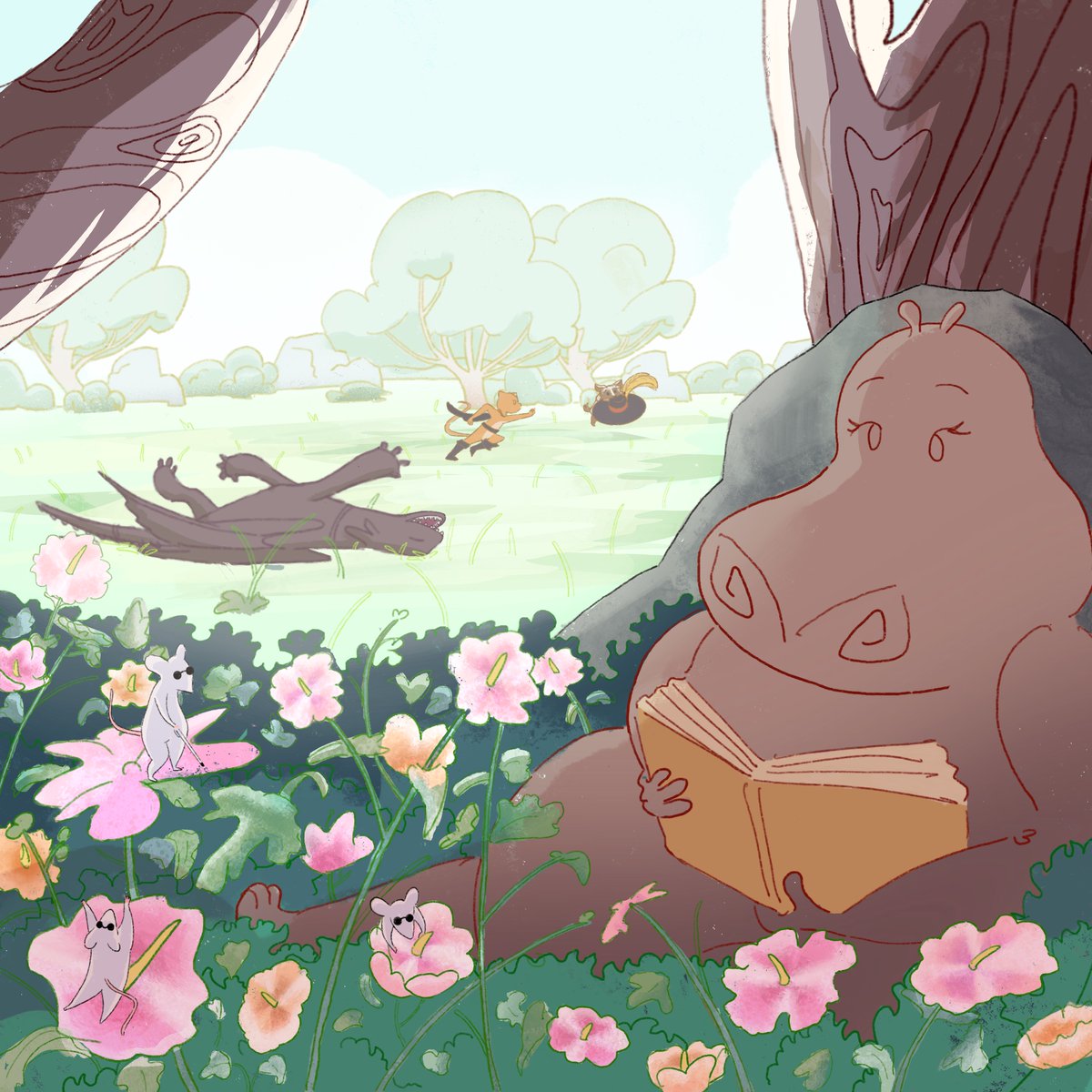 Enjoying a spring day the DreamWorks way 🌷 #DreamWorks
