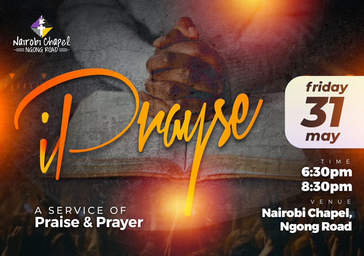 NairobiChapel's tweet photo. As May draws to a close and as we prepare for our corporate time of Prayer & Fasting next week, take time out this weekend to prepare your hearts.
We have a lot to meditate on as we endevor to love mercy, walk humbly with our God and be people of justice.
Join us?
#PrayAndFast https://t.co/0dt1rTtQ4b