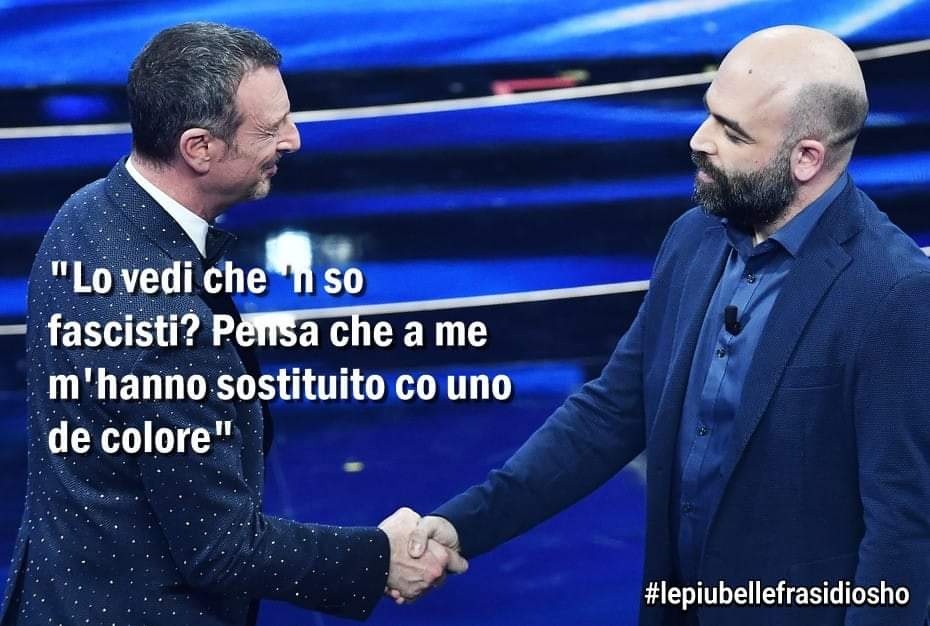 #CarloConti #sanremo2025 #Saviano