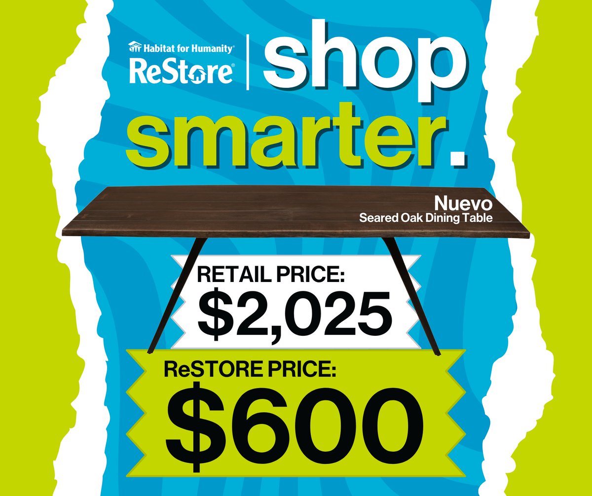 At ReStore, you can make your money go further... Without skimping on style. 

Hours and locations at hfh.org/ReStore

#YEG #Edmonton #Alberta #ShopYEG #YEGShopping #EcoEdmonton