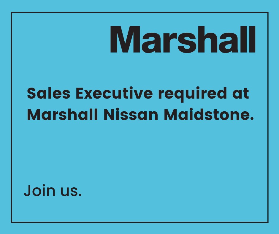 #Sales Executive required at Marshall #Nissan #Maidstone. Join us. To find out more and to apply online see > ce0572li.webitrent.com/ce0572li_webre… #jobs