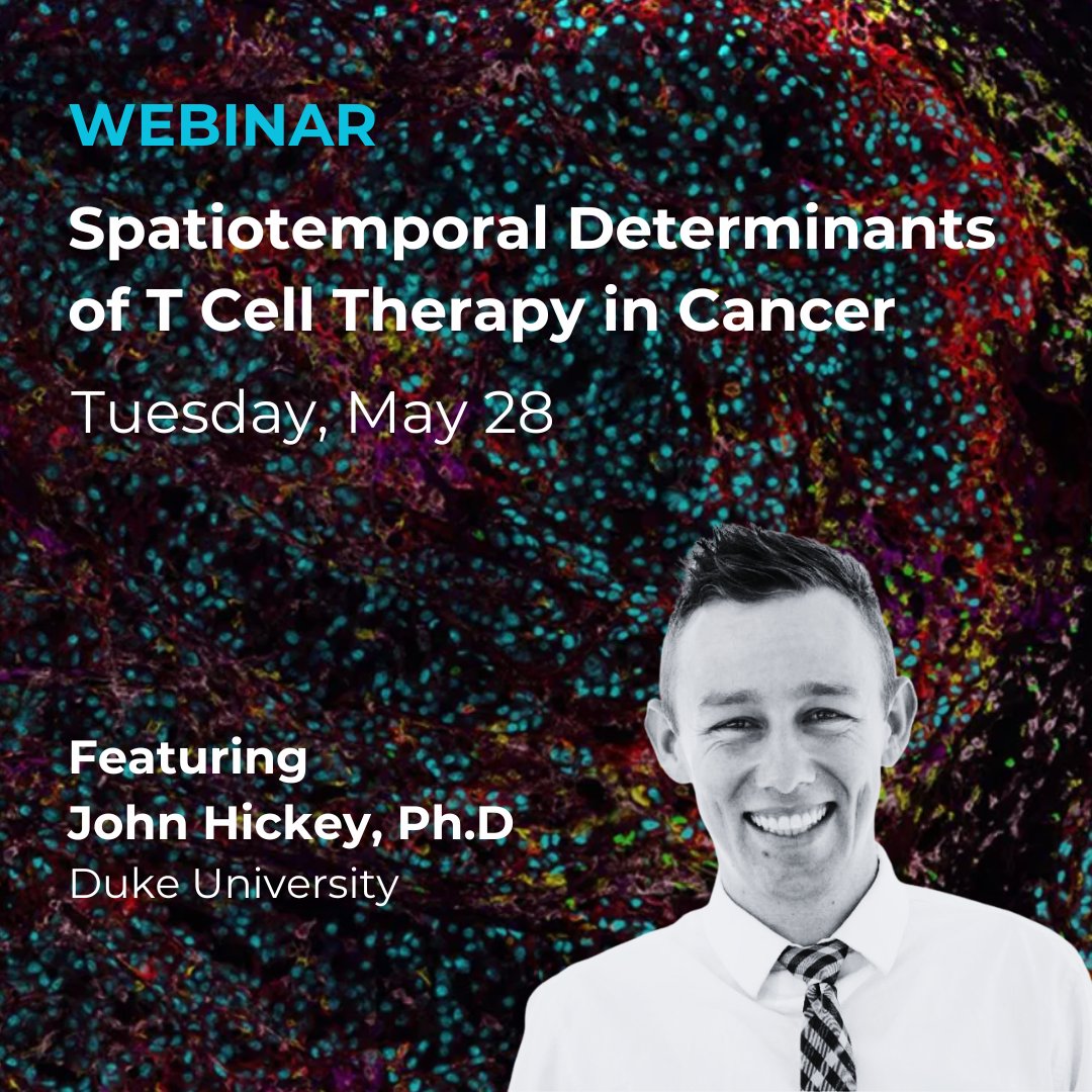 How can spatial technologies be used to analyze tissue morphology before & after #cancer treatment? #Melanoma researcher @johnhickey22 will share his insights in this free webinar. 🗓 Tuesday, May 28 ⏲ 9 am PDT/12 pm EDT/5 pm BST/6 pm CEST selectscience.net/register.aspx?…