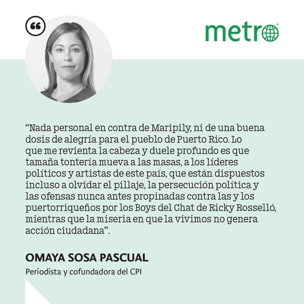 Pelea entre Carlitos Bermúdez, al PR de Maripily y la periodista Omaya Sosa por la columna en Metro