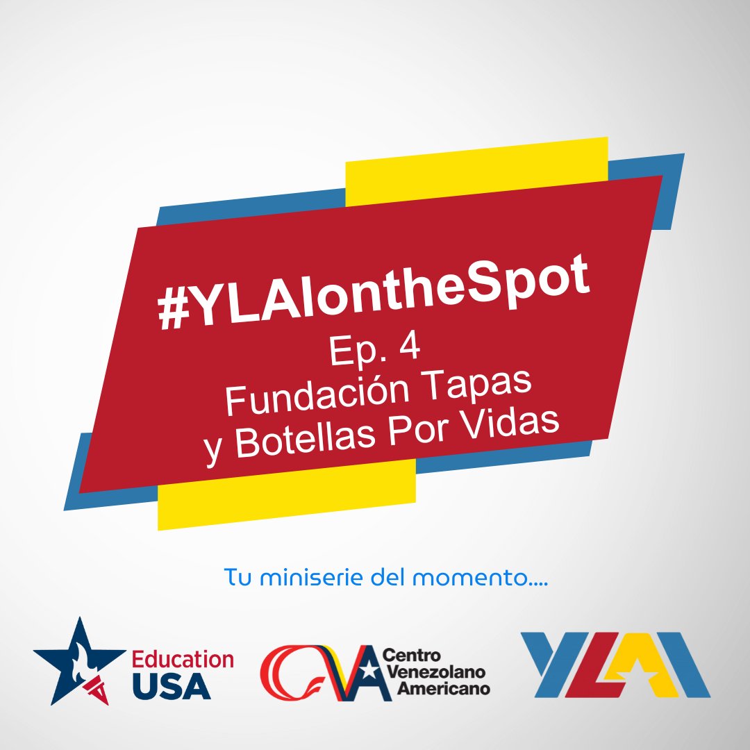 EdUSAVzla's tweet photo. Desde EducationUSA @cvalasmercedes llegamos a nuestro último episodio de #YLAIontheSpot con una historia igual de inspiradora para convencerte que vale la pena emprender, innovar y arriesgarse. 📷 En este caso hablaremos con María Fernanda Pérez (@nandaperezc), YLAI alumnus 2024, para que nos cuente cómo esta iniciativa de reciclar y conseguir financiamiento para niños con cáncer ha logrado impactar la vida de más de 1200 familias y ha reciclado más de 30 toneladas de plástico. 📷

Acompáñanos en nuestro último episodio de esta miniserie, y descubre cómo @tapasybotellas llevó a María Fernanda a participar en YLAI y qué logró sacar de esta increíble experiencia. 📷En vivo desde Instagram por la cuenta de @educationusavzla a las 2:30pm...

¡Tú podrías ser el próximo! ¡Te esperamos! 📷

#ApplyNow #EdusaAtHome #EdusaCVA #YouAreWelcomeHere #StudyInTheUSA #SomosCVA #CVAOnline #CVALasMercedes #ConvocatoriaAbierta #YLAIontheSpot