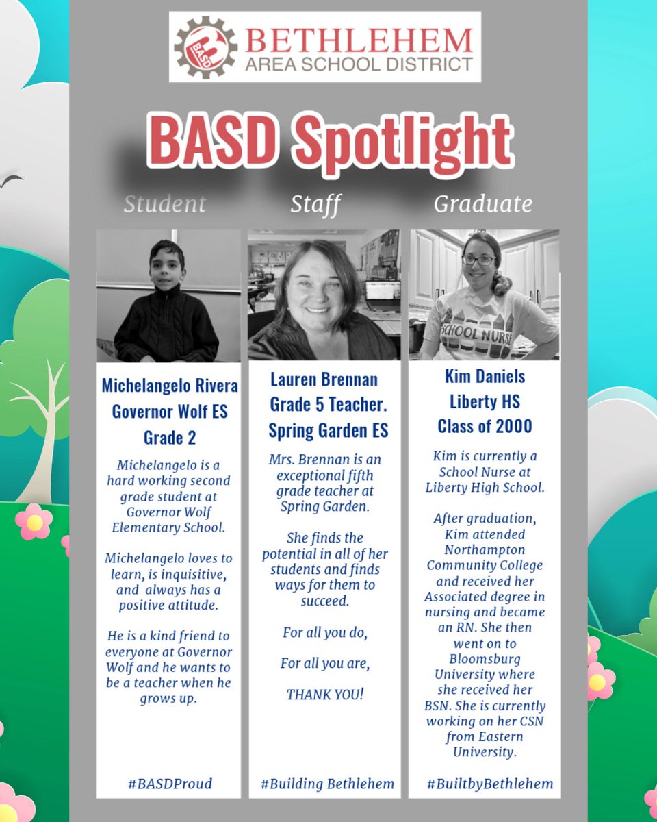 In this edition of the BASD eNews, we shine a spotlight on a student from @GovernorWolf recognize a dedicated staff member from @BASDSpGarden and celebrate a @LibertyHigh graduate from the Class of 2000. Stay informed: lnkd.in/eCNnBTgh