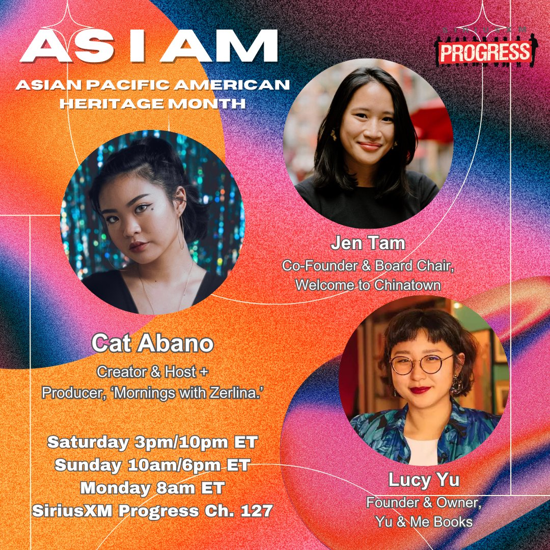 This Memorial Day Weekend, celebrate #AsianPacificAmericanHeritageMonth with @ZerlinaMornings producer @_catabano for an NYC Chinatown-focused part TWO of #AsIAm, featuring @WtChinatown Co-Founder Jen Tam & @yuandmebooks founder Lucy Yu!