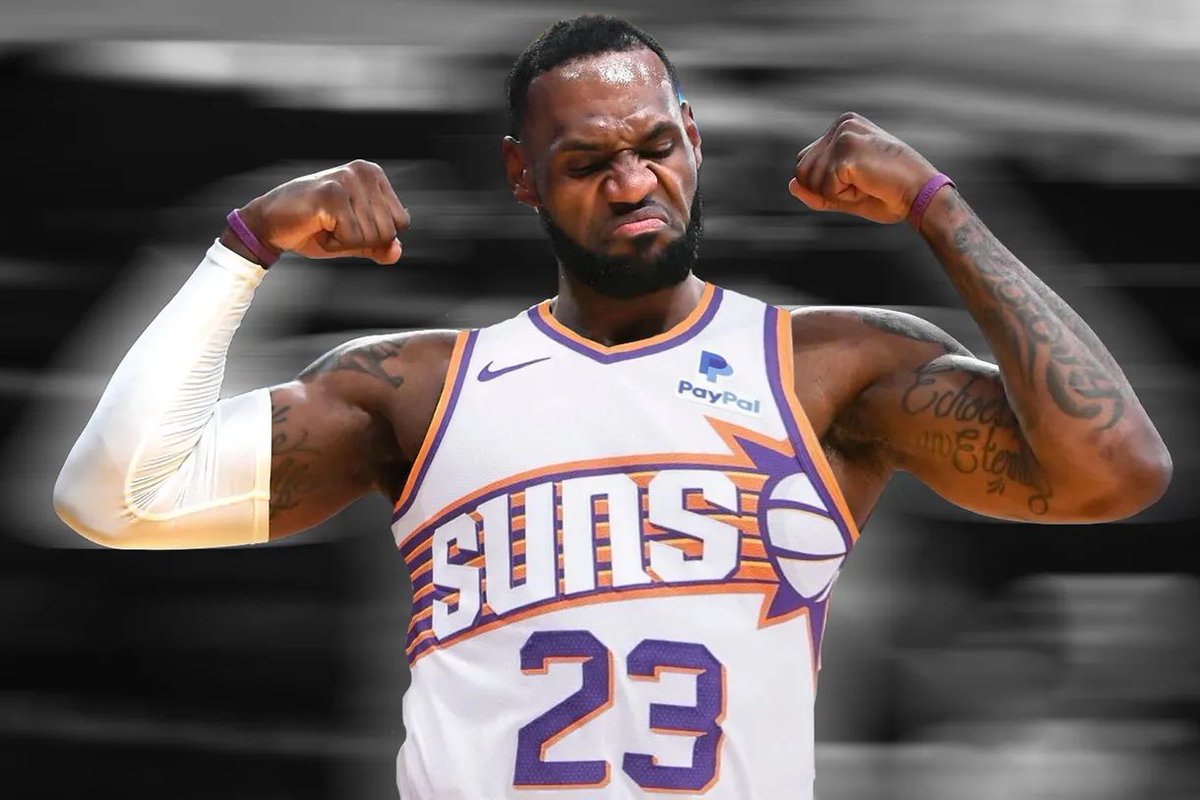 Lebron signing a vet min in Phoenix after the Suns draft Bronny