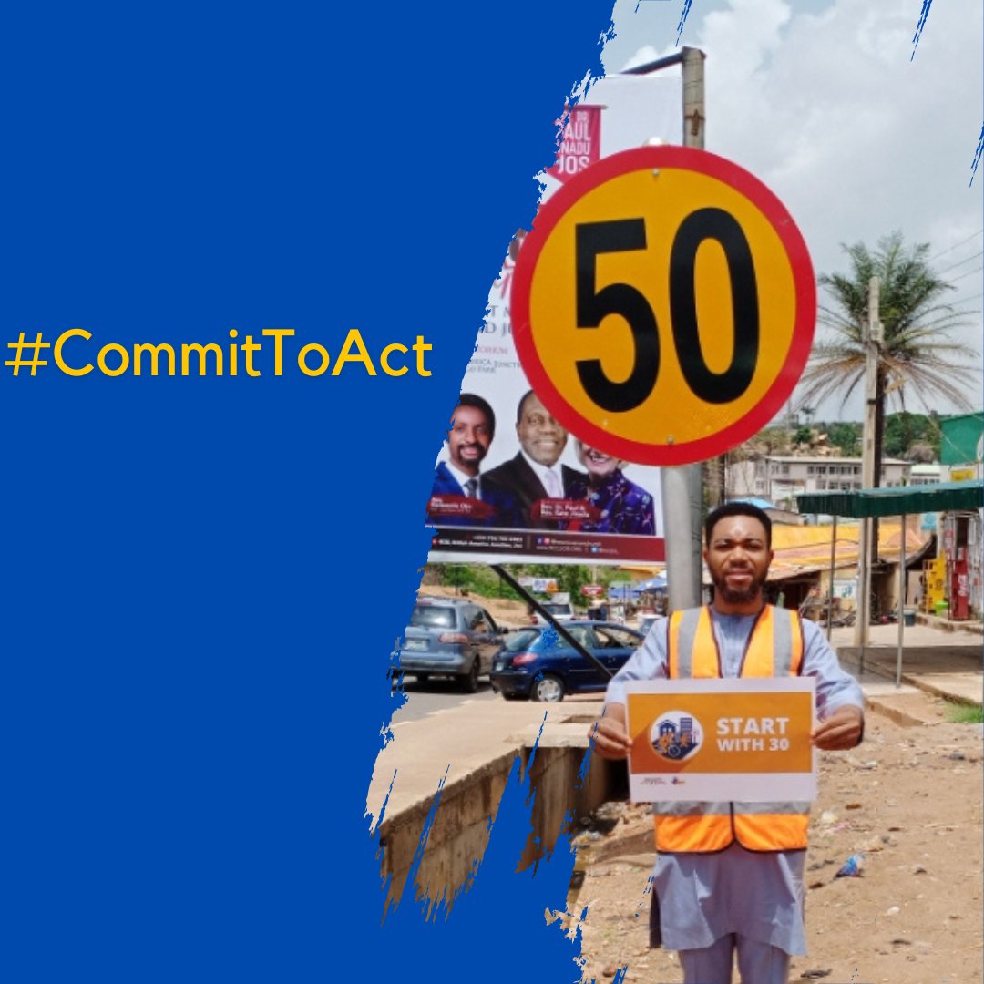 START WITH 30KM/H #MakeItSafe Implementing & enforcing a 30km/h speed limit on our roads can reduce the risk of road traffic crashes and will also minimize the severity of injuries, particularly for vulnerable road users. @RoadSafetyNGOs @ClaiminOurSpace . . #MobilitSnapShot