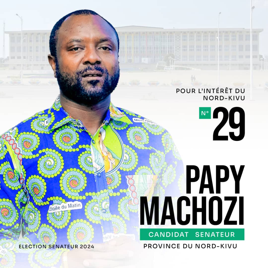 michombero's tweet image. Sénatoriale au Nord-Kivu : Papy Machozi présente son projet de société en 10 points avec un accent sur la situation sécuritaire 

Le Candidat Sénateur numéro 29 Papy Machozi a présenté son projet de société à travers un discours séduisant et magistral ce vendredi devant les élus…