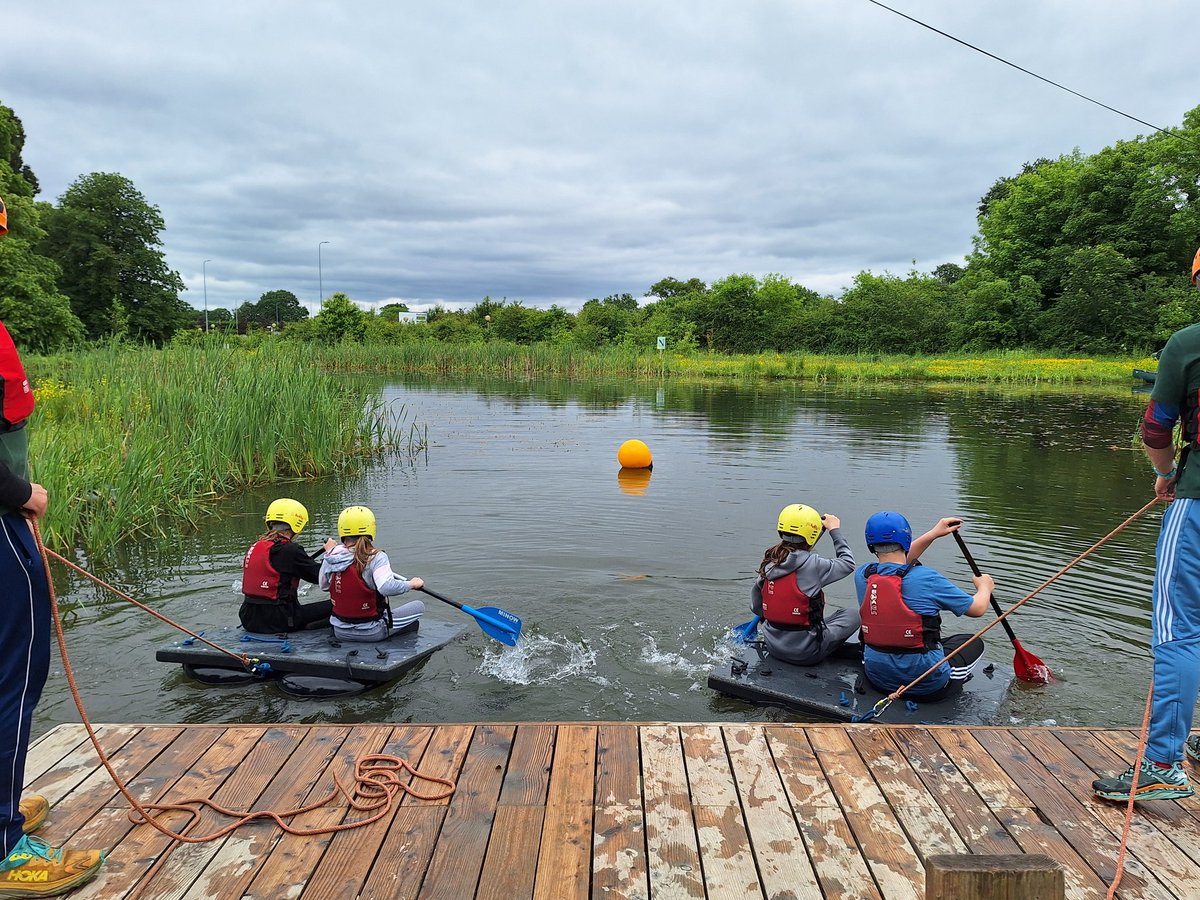 Great raft building, dubious name calling one Titanic!! <a href="/RealRobinwood/">Robinwood Activity Centre</a> <a href="/MrsCassidySTM/">Mrs Cassidy</a> <a href="/MrsHickmanSTM/">Mrs Hickman</a> <a href="/MissMcBrideSTM/">Miss McBride</a>