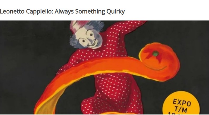 When in the Netherland this summer, definitely come visit our friends <a href="/STEENDRUKMUSEUM/">Nederlands Steendrukmuseum</a>  as starting June 1 there will be an exciting new exhibition on Leonetto Cappiello, the father of modern advertising.  Read all about it here and definitely visit.  ivpda.com/content/1721/L…