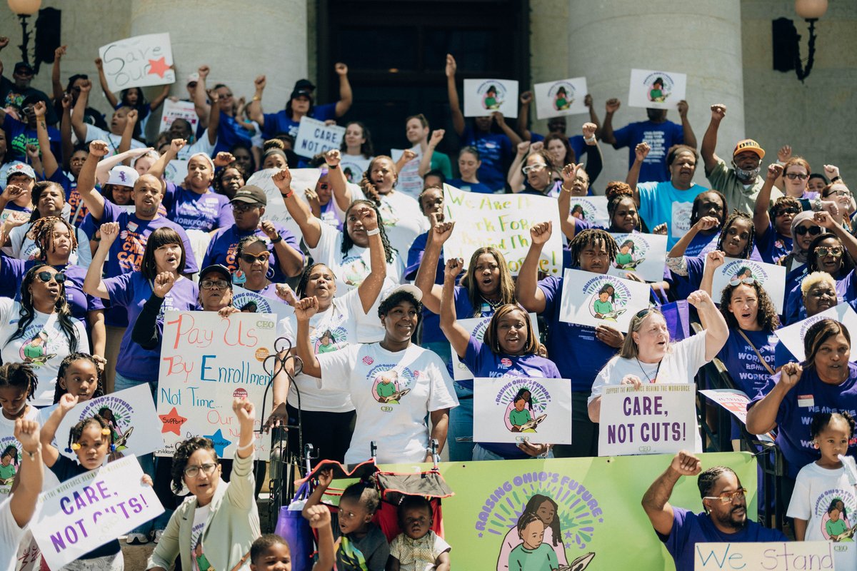 Our message is clear to Ohio politicians: Fully funded child care is essential to the workforce -- now and in the future.

#carenotcuts #childcare #careeconomy

dayton247now.com/news/local/hun…