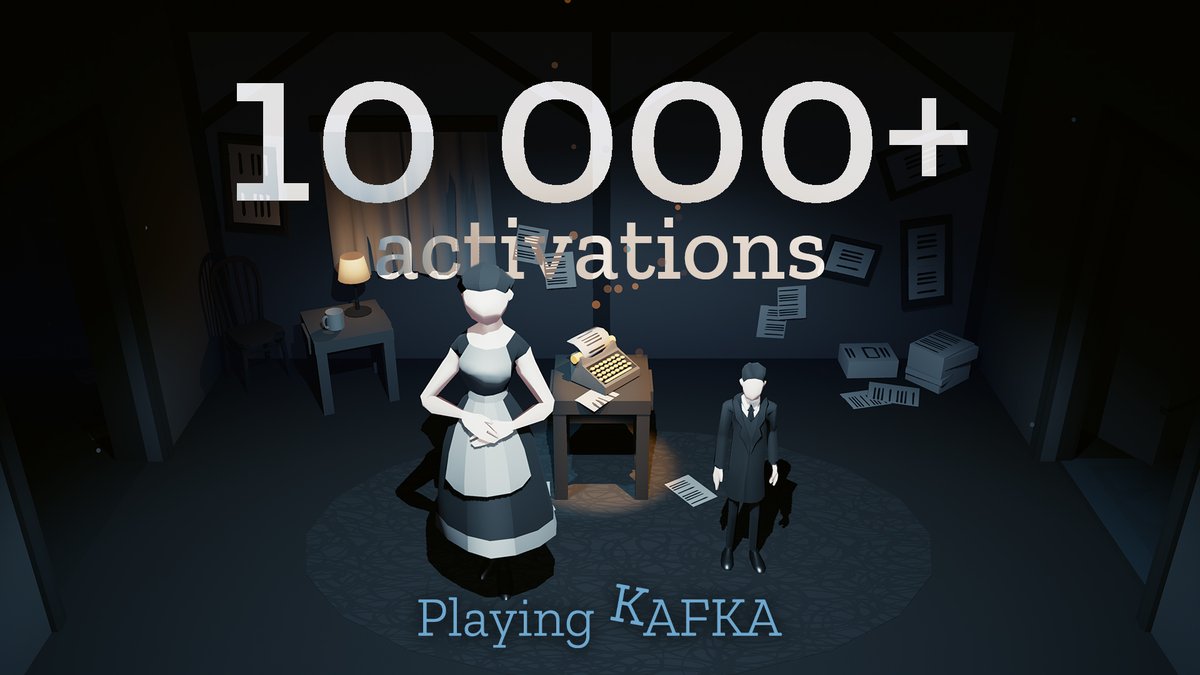 We are moved by how many of you decided to find The Castle, resolve The Trial and write a Letter to His Father in just a few days!💌If you liked the game, leave a review - it'll help us get Playing Kafka in front of many more eyes! Much obliged. #indiegame #kafka #adventuregame