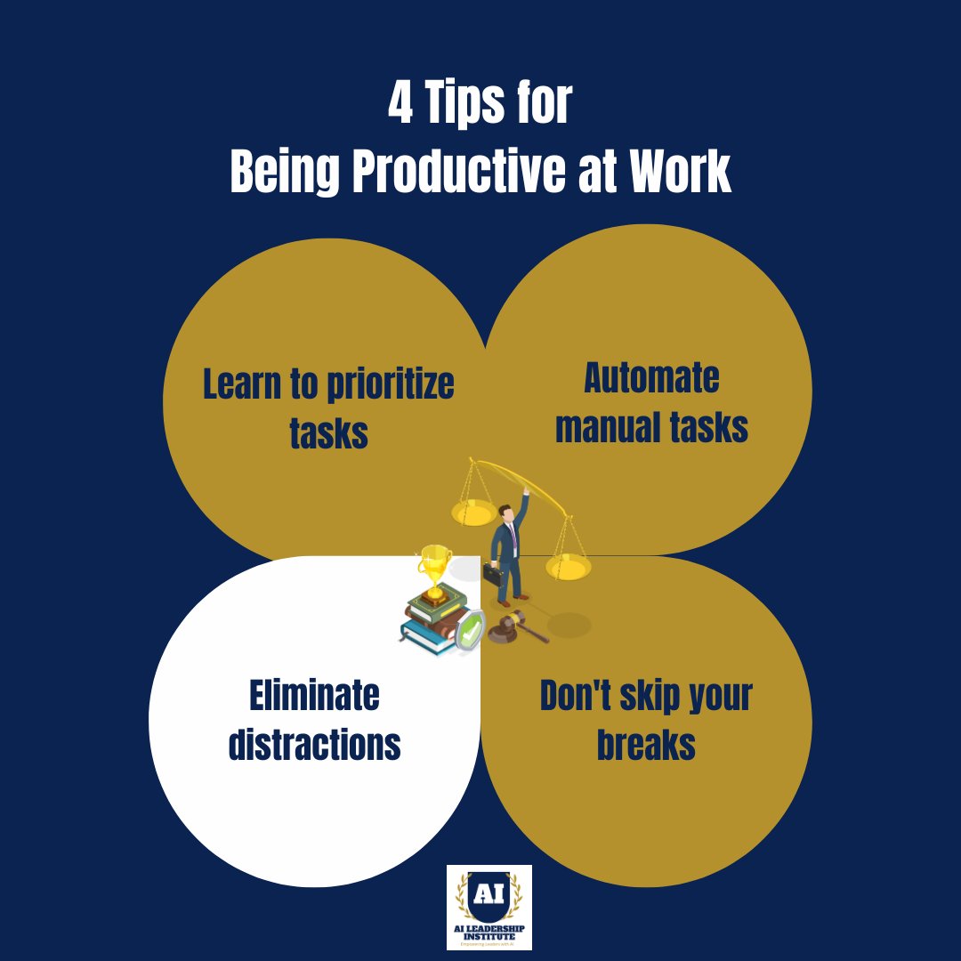 Boost your productivity and make the most of your workday with these essential tips!

#womenexecutives
#responsibleai
#aileadership
#womeninai
#10xtech
#miami 
#ai