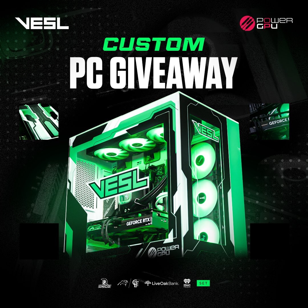 We have teamed up with @veslgg to giveaway this monster PC! ✅ Like ✅ Repost ✅ Tag a friend ✅ Follow @veslgg & @PowerGPU More ways to enter here Gleam.io/GwSbD/vesl-x-p…