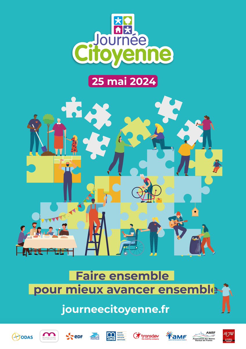 Apriles (@agenceapriles) on Twitter photo 🚀La Journée citoyenne 2021, c’est parti ! Ce samedi 25 mai la Journée citoyenne mobilise 300 000 personnes dans toute la France
👉linkedin.com/company/observ…
<a href="/MulhouseAgglo/">Mulhouse Alsace Agglomération - m2A</a> 🚀La Journée citoyenne 2021, c’est parti ! Ce samedi 25 mai la Journée citoyenne mobilise 300 000 personnes dans toute la France
👉linkedin.com/company/observ…
<a href="/MulhouseAgglo/">Mulhouse Alsace Agglomération - m2A</a>