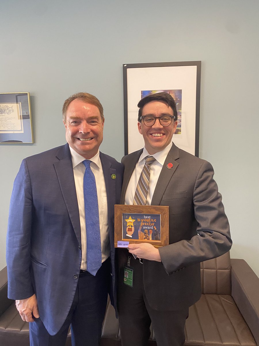 Happy Legislative Director Appreciation Day! From legislative packages to coauthor requests, Michael is a vital resource in the state legislature. He does an exemplary job!