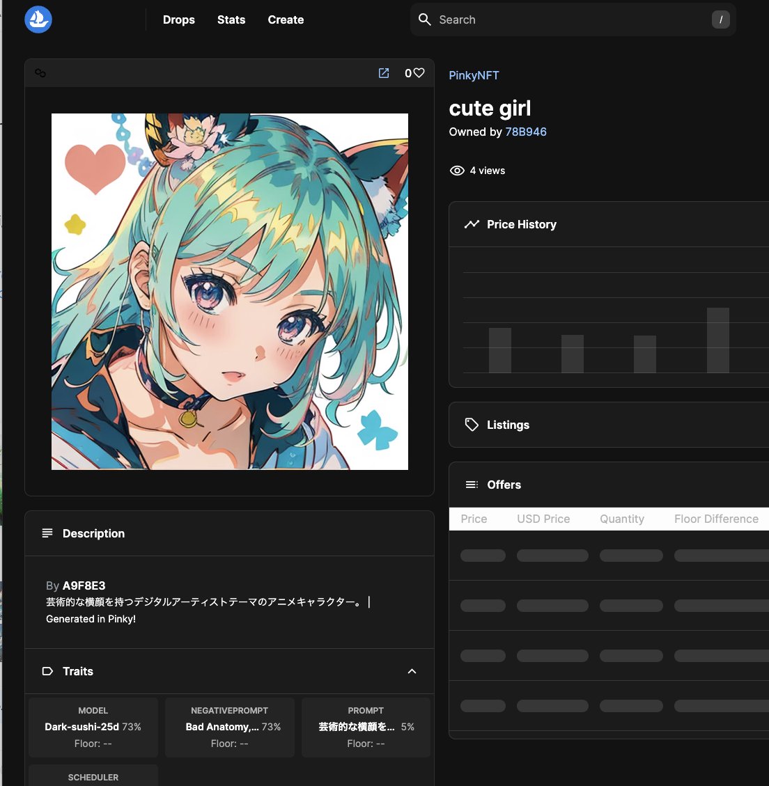 🚀 Exciting News! 🚀

Every participant gets rewards, plus a chance to win additional prizes in the PINKY Airdrop Campaign! 🎨✨ PINKY is a new project on ASTAR, making it easy to create AI-generated art and mint NFTs.

🎁 Create artwork on PINKY (pinky.ooo),
