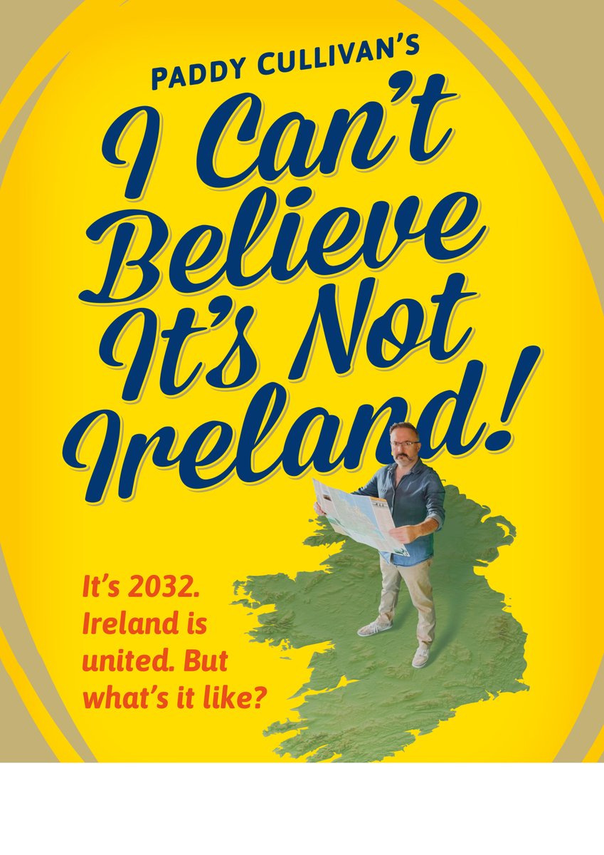 Join @PaddyCullivan on a hilariously insightful journey through the history of partition & the Ireland of the future! 🌍✨ 🗓️Thu 31 Oct & Fri 01 Nov 2024 🕖from 7pm; 🎟️£15/13 Imagine a 32-county Ireland in 2032 with a new flag, anthem, and capital! 🇮🇪 irishculturalcentre.co.uk/event/i-cant-b…