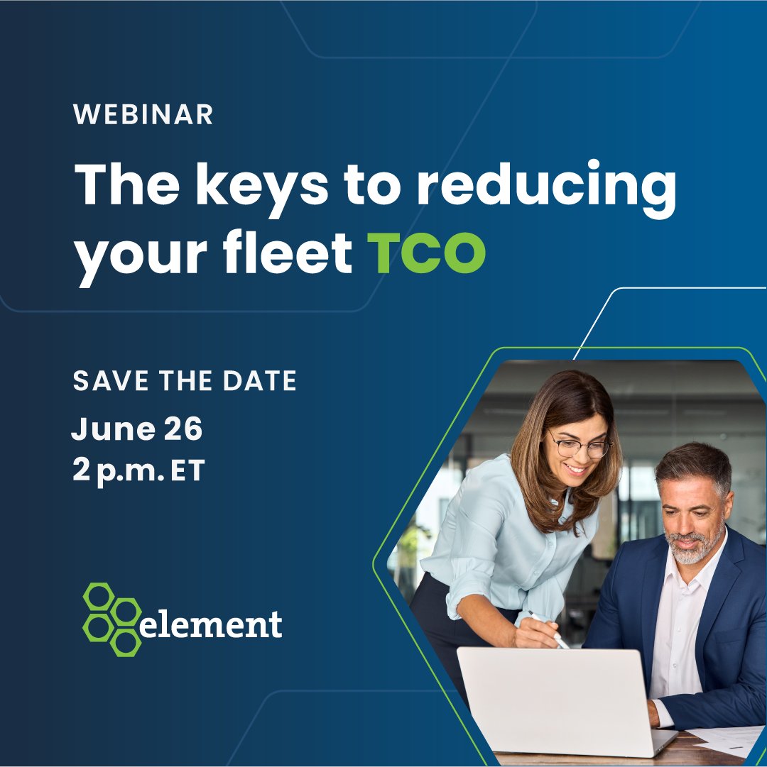 Element Fleet (@elementfleet) on Twitter photo Save the Date! ๐ Join us on June 26 at 2:00 p.m. ET for our exclusive webinar: ๐๐ก๐ ๐ค๐๐ฒ๐ฌ ๐ญ๐จ ๐ซ๐๐๐ฎ๐๐ข๐ง๐ ๐ฒ๐จ๐ฎ๐ซ ๐๐ฅ๐๐๐ญ ๐๐๐.
Don't miss out! Reserve your spot today: lnkd.in/gQyJX2Td
#totalcostofownership #TCO #fleetTCO #fleetbudget #fleetcosts Save the Date! ๐ Join us on June 26 at 2:00 p.m. ET for our exclusive webinar: ๐๐ก๐ ๐ค๐๐ฒ๐ฌ ๐ญ๐จ ๐ซ๐๐๐ฎ๐๐ข๐ง๐ ๐ฒ๐จ๐ฎ๐ซ ๐๐ฅ๐๐๐ญ ๐๐๐.
Don't miss out! Reserve your spot today: lnkd.in/gQyJX2Td
#totalcostofownership #TCO #fleetTCO #fleetbudget #fleetcosts