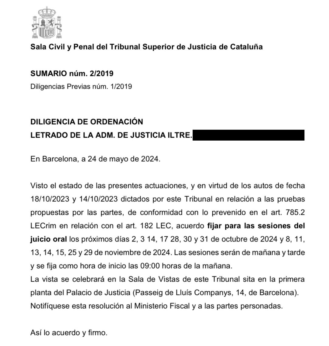 Just set anys després de l’1 d’octubre del 2017 pretenen jutjar-nos per uns fets que no eren i no són delicte. Perquè un referèndum, exercir el dret a l’autodeterminació, és legítim i democràtic. #Amnistia #AndJusticeForAll